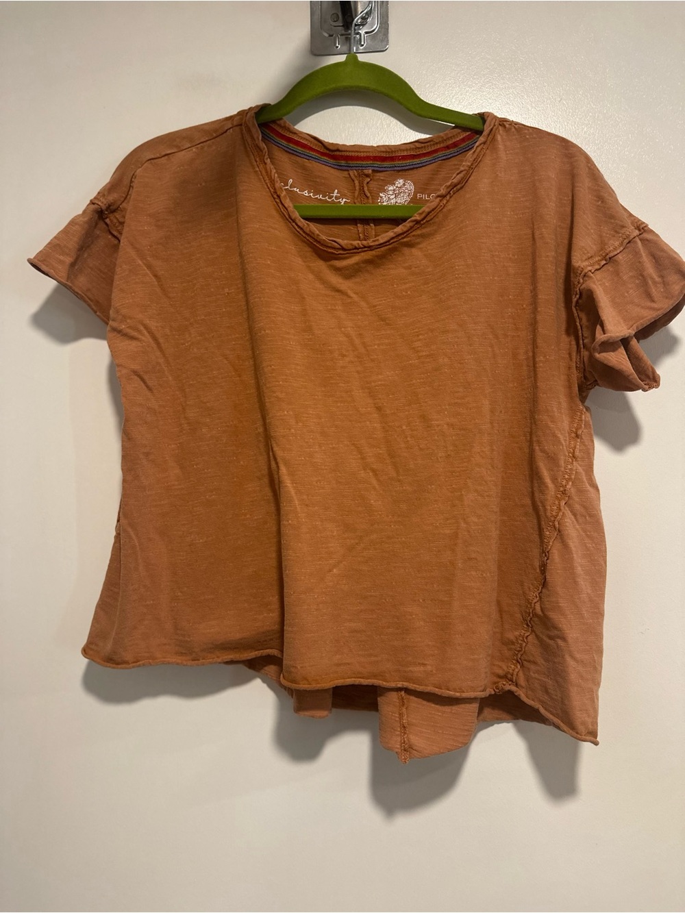 Pilcro Rust Orange Short Sleeve Tee
